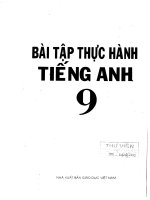 BÀI TẬP THỰC HÀNH TIẾNG ANH 9
