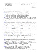 Đề thi đại học môn vật Lý (17)