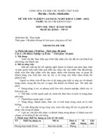 Đề thi tốt nghiệp cao đẳng nghề phần thực hành ngành quản trị khách sạn đề số  (15)