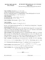 đề toán thi thử lần 1 năm 2015 chuyên hà tĩnh
