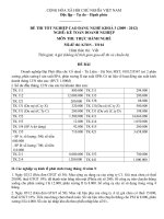 ngân hàng đề thi thực hành kế toán doanh nghiệ cao đẳng nghề đề số (47)