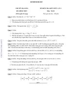 Đề thi toán chuyên hạ long 2015 lần 1