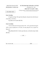 Đề thi ngữ văn lớp 9 vào 10 tham khảo sưu tầm bồi dưỡng ôn thi (7)