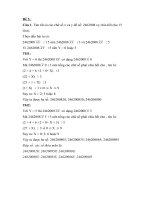 ĐỀ ÔN THI TỐT NGHIỆP MÔN TOÁN LỚP TIỂU HỌC BẮC NINH Đề 3