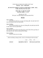 đề thi hướng dẫn du lịch phần ý thuyết cao đẳng nghề thực hành (4)