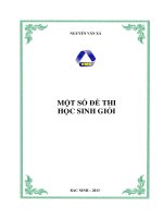 một số đề học sinh giỏi hay