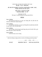 đề thi hướng dẫn du lịch phần ý thuyết cao đẳng nghề thực hành (1)