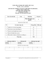 Đề thi tốt nghiệp cao đẳng nghề phần thực hành ngành công nghệ ô tô đề số  (4)