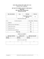 Ngân hàng đề thi tốt nghiệp phần thực hành ngành công nghệ ô tô đề số  (50)