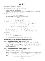 Đề thi thử đại học môn Toán (20)