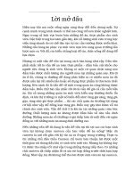 Tiểu luận quản lý dự án  kế hoạch kinh doanh căn tin trường học