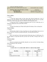 Đề thi đề xuất học sinh giỏi các trường chuyên khu vực duyên hải và đồng bằng bắc bộ môn đia lý lớp 10 năm 2015 trường chuyên PHÚ THỌ