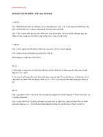 Đề thi QUẢN TRỊ CHIẾN LƯỢC ngày 23.12.2014 đại học thương mại