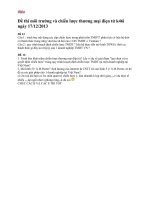 Đề thi môi trường và chiến lược thương mại điẹn tử k46i ngày 17.12.2013 đại học thương mại