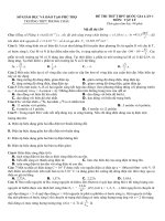 Đề thi tốt nghiệp vật lý 12, thi thử quốc gia sưu tầm bồi dưỡng  (6)