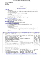 GIÁO ÁN HÌNH HỌC LỚP 10 NÂNG CAO MỚI NHẤT