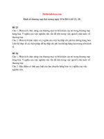 đề thi kinh tế thương mại đại cương 15.06.2014 đại học thương mại