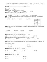 Đề kiểm tra cuối học kì 2 môn Toán lớp 5 số 13