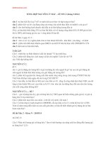 TỔNG HỢP đề thi môn NGUYÊN LÝ MÁC 2 tháng 5.2014 đại học thương mại