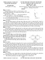 Đề môn vật lý 9 kiển tra, thi học sinh giỏi, tuyển sinh vào 10 chuyên sưu tầm bồi dưỡng (3)