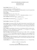 đề tự luyện THPT QG môn toán đề số 3