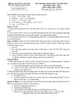 Hoá học 8 - đề kiểm tra, thi học kỳ, sưu tầm thi học sinh giỏi tham khảo ôn thi (67)