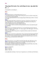 đề thi học phần xác suất thống kê (2010) đại học thương mại