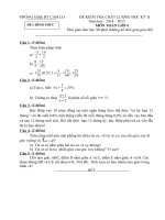 Đề kiểm tra học kì II toán 6 huyện cam lộ