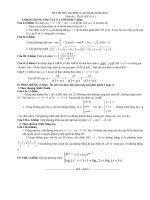 Đề thi thử đại học môn Toán số 41