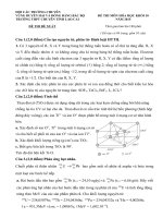 ĐỀ THI HỌC SINH GIỎI CÁC TRƯỜNG CHUYÊN DUYÊN HẢI VÀ ĐỒNG BẰNG BẮC BỘ NĂM 2015 -Hóa học  10 trường chuyên Lào cai