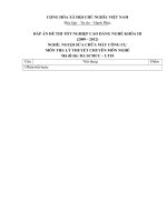 ĐỀ thi tốt nghiệp cao đẳng nghề ngành nguội sửa chữa máy tính công cụ phần lý thuyết và đáp án mã   (10)
