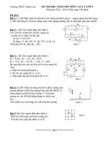 Đề môn vật lý 9 kiển tra, thi học sinh giỏi, tuyển sinh vào 10 chuyên sưu tầm bồi dưỡng (44)