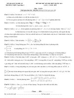 Đề thi thử THPT Quốc gia môn Toán 2015 số 65