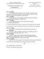 Đề thi đề xuất học sinh giỏi các trường chuyên khu vực duyên hải và đồng bằng bắc bộ môn lịch sử lớp 10 năm 2015 trường chuyên LÀO CAI