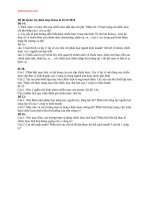 Đề thi Quản trị chiến lược Khoa K 26.12.2014 đại học thương mại