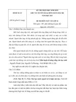 Đề thi đề xuất học sinh giỏi các trường chuyên khu vực duyên hải và đồng bằng bắc bộ môn ngữ văn 10 năm 2015 trường chuyên HẢI PHÒNG