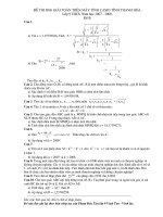 Đề thi học sinh giỏi lớp 9 giải toán trên máy tính CASIO số 7