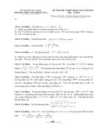 đề toán thi thử lần 2 năm 2015 trường yên phong