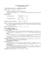 Đề thi thử đại học môn Toán số 17