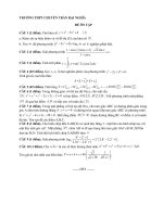 đề toán thi thử năm 2015 trường chuyên trần đại nghĩa