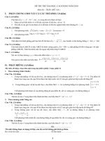 Đề thi thử đại học môn Toán số 136