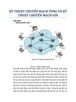 KỸ THUẬT CHUYỂN MẠCH VÒNG VÀ KỸ THUẬT CHUYỂN MẠCH GÓI