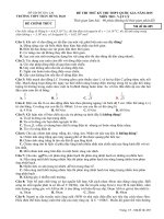Đề thi tốt nghiệp vật lý 12, thi thử quốc gia sưu tầm bồi dưỡng  (12)