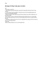 Đề Kinh Tế Phát Triển 46k đại học thương mại