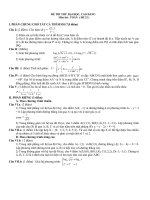 Đề thi thử đại học môn Toán số 32