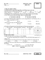 Hoá học 8 - đề kiểm tra, thi học kỳ, sưu tầm thi học sinh giỏi tham khảo ôn thi (100)