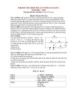 Đề môn vật lý 9 kiển tra, thi học sinh giỏi, tuyển sinh vào 10 chuyên sưu tầm bồi dưỡng (15)