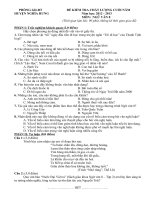 Đề kiểm tra học kì II môn Ngữ Văn 8 của Nghĩa Hưng năm học 2012 - 2013(có đáp án)