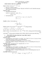 Đề thi thử đại học môn Toán số 142