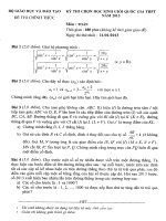 Đề thi học sinh giỏi môn toán lớp 12 năm học 2012- 2013